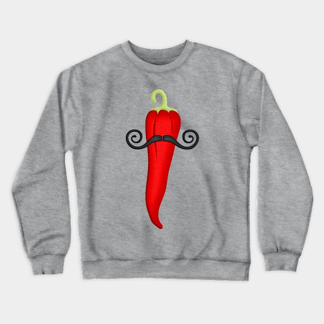 Hot Stuff - Cinco de Mayo Crewneck Sweatshirt by PeppermintClover